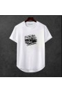 Erkek Ön Baskili T-shirt Plus Model